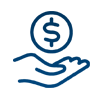 Hand with Money Icon